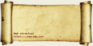 Neda Bjelonić vizit kartica